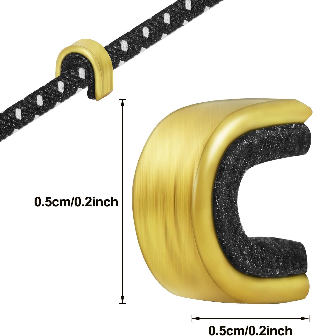 Gejoy 40 Pieces Nock Points Archery String Nocking Points Bow String Buckle Clip for Compound and Recurve Bow : Sports & Outdoors