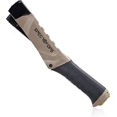 Spec Ops Tools Heavy Duty Hammer Tacker for Manual Stapling, Construction, Insulation &amp; Roofing, Metal Strike Cap, Compatible with 1/4", 5/16" and 3/8" Staples