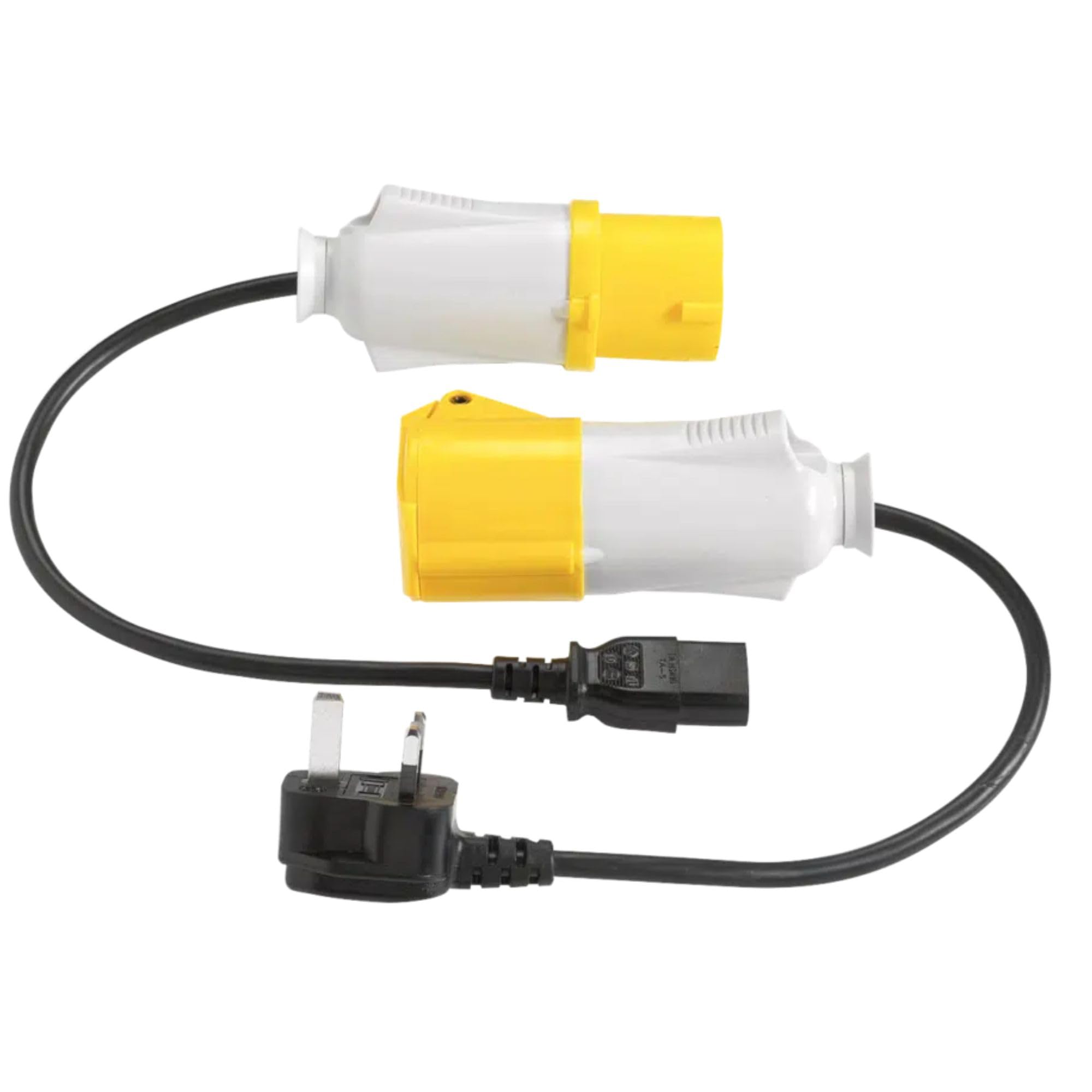 Kewtech 110V Adapter Kit for PAT Testers, EL110PATKIT Strong, Universal G7 Distribution Board Test Leads 300mm Wired for Safe Testing of 110V Appliances