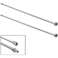 PWACCS 120 Inch Pressure Washer Wand – Power Washer Extension Wand Replacement – Universal Spray Lance for Pressure Washers – 1/4" Quick Connect Fittings – Stainless Steel – 2 Pack – 60 Inch Each