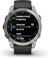 Garmin epix Gen 2 Smartwatch AMOLED Touch Screen 16 Day Battery Slate Steel view 2
