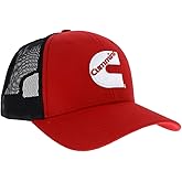 Cummins Trucker Hat Mens and Womens Mesh Back Baseball Cap, Snapback Trucker Hat Diesel Tech Ball Cap