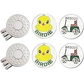 GOLTERS Golf Ball Markers with Hat Clips Value Sets for Men Women Golfer, Removable Attaches Easily to Golf Cap Premium Gifts