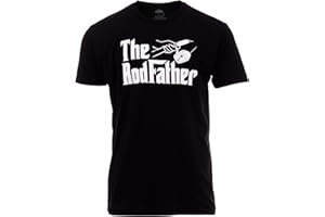The Rodfather | Funny Fishing Rod Father Fish Pole Fisherman Joke Dad Grandpa T-Shirt for Men Women Dad Grandpa
