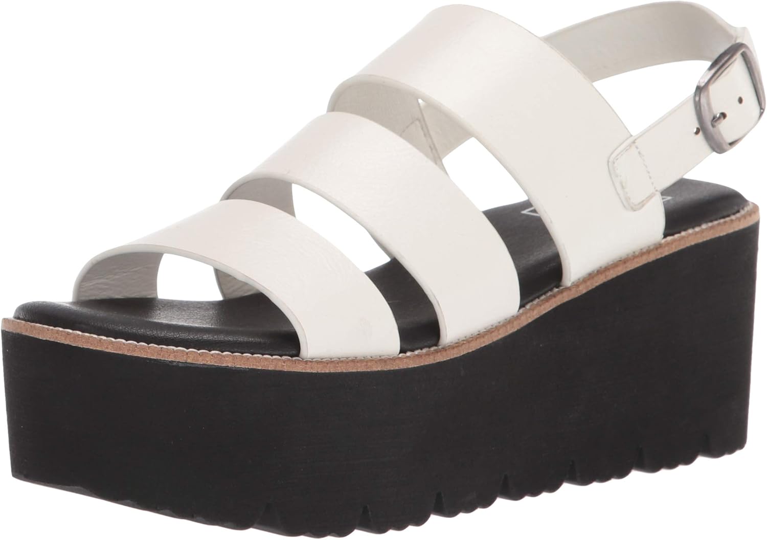 Dirty Laundry by Chinese Laundry Women's Platform Sandal Wedge, White