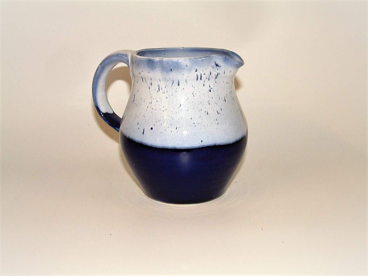 Jug in Cobalt Blue Pottery Capacity 1 Pint Dishwasher Safe Made in England in Our Workshop in Lincolnshire