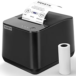 MUNBYN Thermal Receipt Printer P075, 3 1/8" 80mm