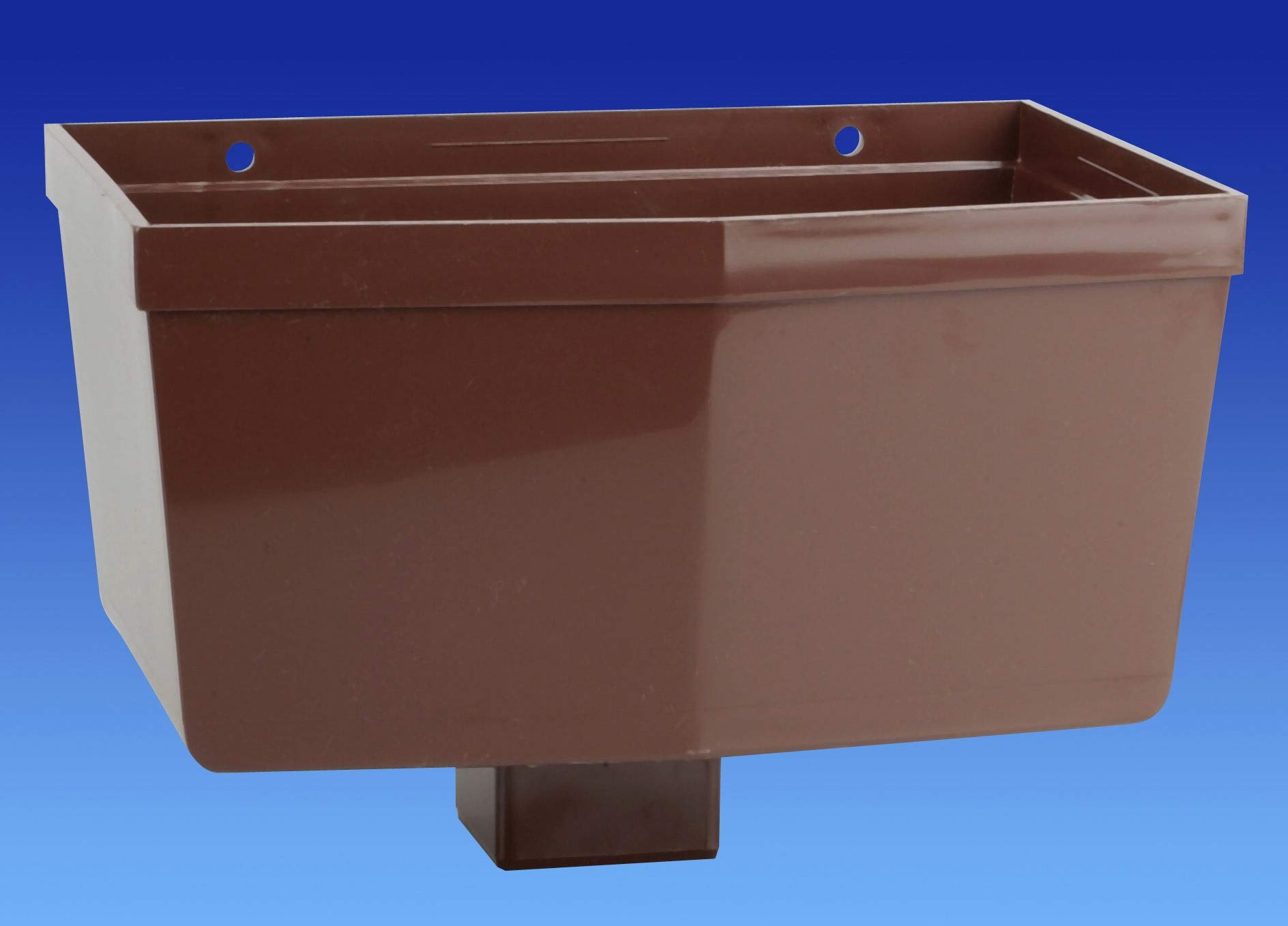 Wavin OSMA 4T830 Brown Hopper Head for 61mm Square downpipes