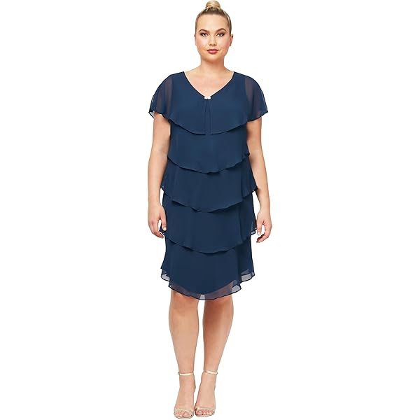 Jessica London Women's Plus Size Lace Fit & Flare Dress - 12 W, Dark Sapphire at Amazon Women's Clothing store Jessica London Women's Plus Size Lace Fit & Flare Dress - 12 W, Dark Sapphire at Amazon Women's Clothing store