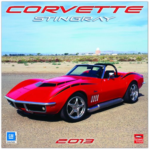 Corvette Stingray 2013 Square 12X12 Wall Calendar