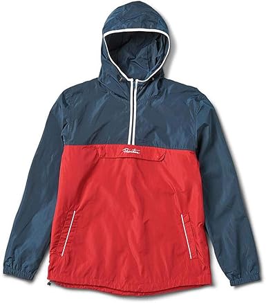 half blue half red hoodie