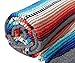 El Paso Designs Traditional Mexican Blanket | Artisanal Boho Blanket | Authentic Hand Woven Serape Perfect for Camping, Yoga, Beach, Picnic or Home Decor | (Grey)