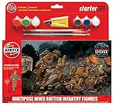 Airfix 1:32 Multipose WWII British Infantry Starter Set ()