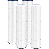 Ying-ti 4 Pack PCC105 Pool Filter Cartridge – Replaces CCP420, Unicel C-7471, Filbur FC-1977 – 26"x7", 4x105 Sq.Ft – Compatible with 178584, Ultral-A6, 817-0106, R173576