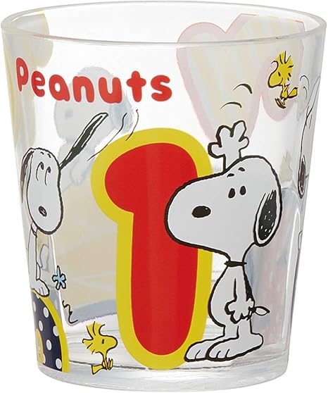 Amazon Co Jp スケーター アクリル コップ 280ml スヌーピー ナンバー ピーナッツ Ksa4 ホーム キッチン