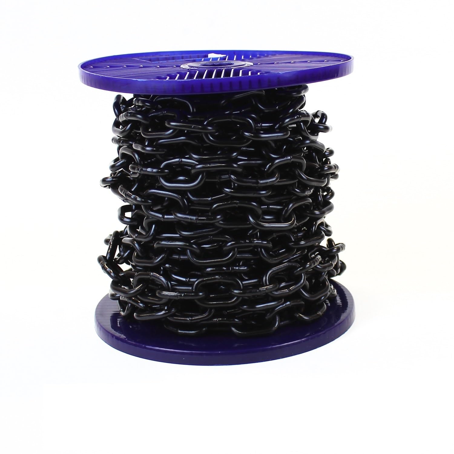 Strong JBP Jet Black Plated Heavy Duty Steel Chain 4MM - 1 Metre Custom Cut Length