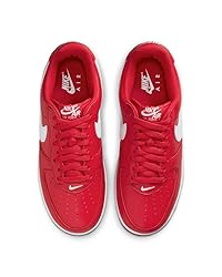 NIKE Men's Court Vision Low Sneaker, University Red