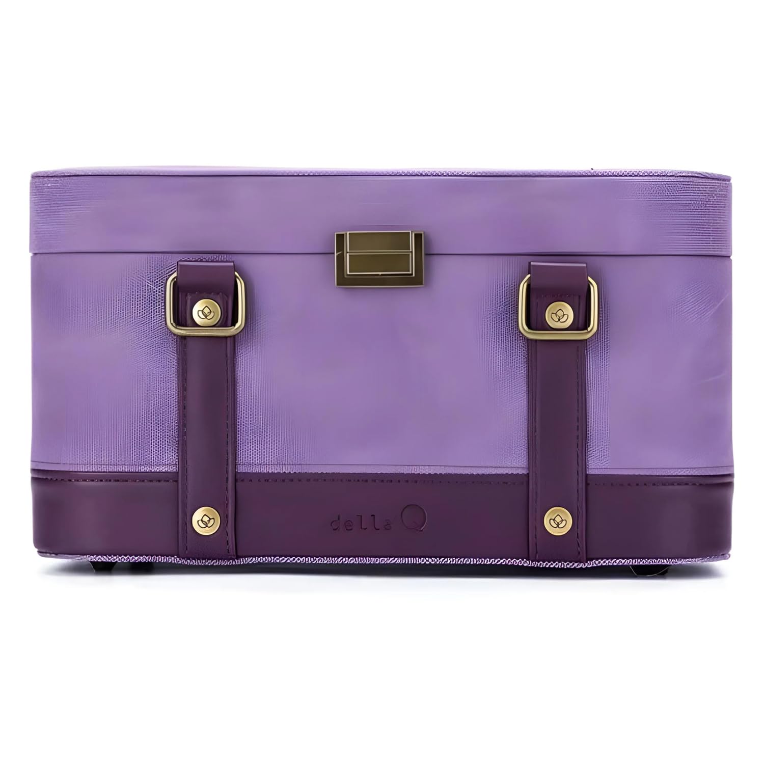 Della Q - Della Q Plum (30.5 x 15.3 x 12.7cm) Train Case - 1 Unit
