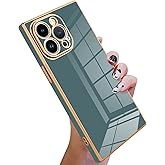 KANGHAR Case Compatible with iPhone 15 Pro Luxury Cute Plating Design Case Full-Body Anti-Scratch Shockproof Bumper Protective Cover for iPhone 15 Pro 6.1 Inch