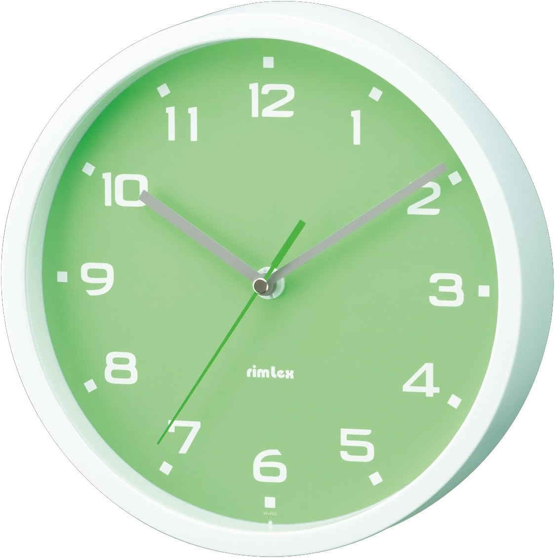 Amazon Co Jp Rimlex リムレックス 電波時計 エアリアル ウォールクロック 壁掛 W 493 Gr グリーン ホーム キッチン