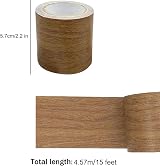 DUDUA 5M Woodgrain Duct Tape Wood Effect Repair Adhesive Antique Oak Furniture view 2
