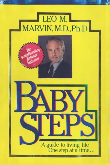 Baby Steps By Dr Leo M Marvin M D Ph D Ruled Notebook Diary Journal Hp Movie Prop Prank Halloween Cosplay Perfect Gift For The Movie Fans