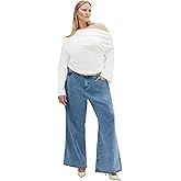 City Chic Women's Top-Imani Off Shoulder Long Sleeve