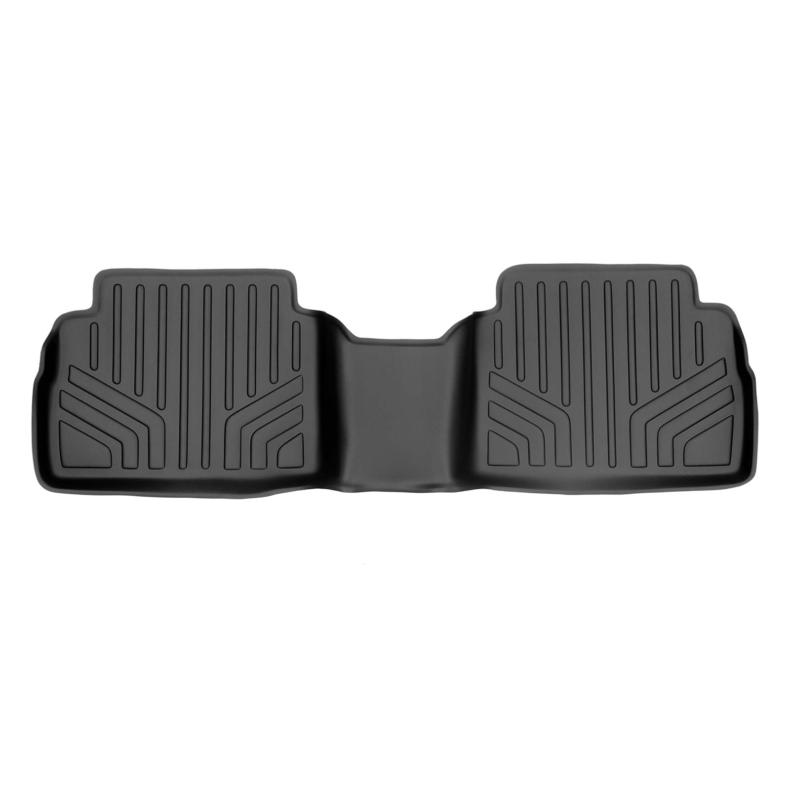 SMARTLINER Custom Fit Floor Mats 2nd Row Liner Compatible with 2008-2013 Nissan Rogue Image
