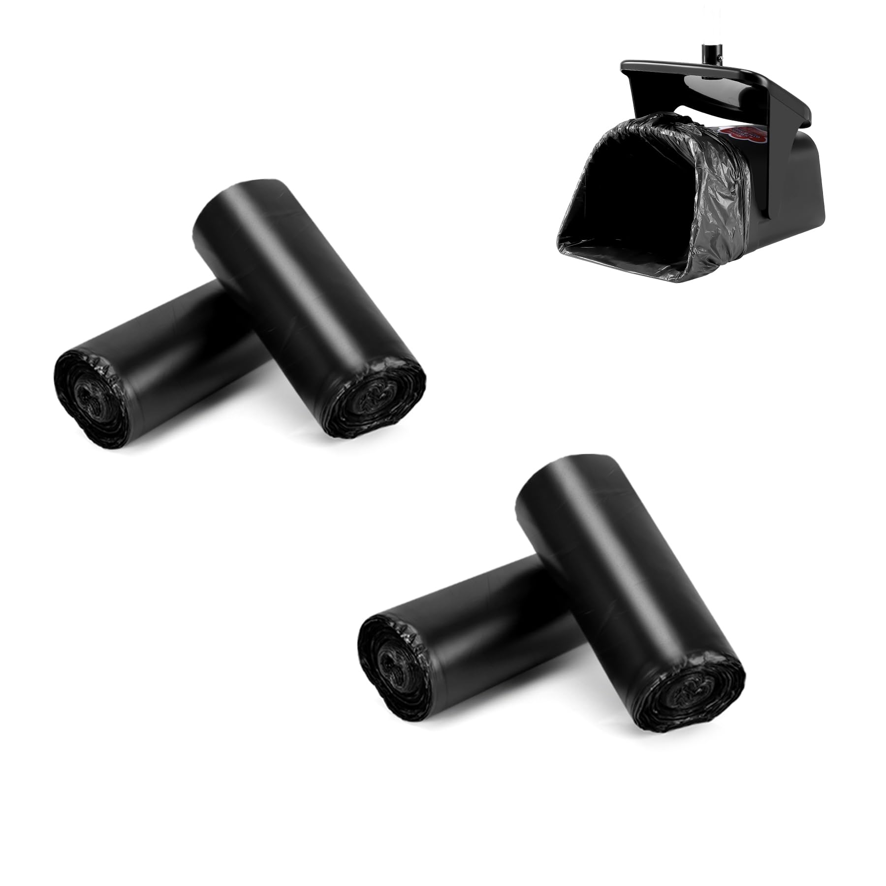 Ormalla Pooper Scooper Waste Bag for Ormalla Swivel Bin & Rake Set, 4 Roll/120pcs