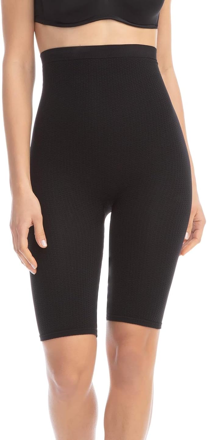 Farmacell 113 Womens high-Waisted Anti-Cellulite micromassage Shorts