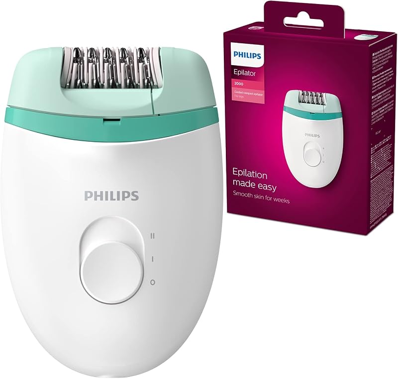 Philips Satinelle Essential BRE224/00 Epilator Corded Compact Hair Removal
