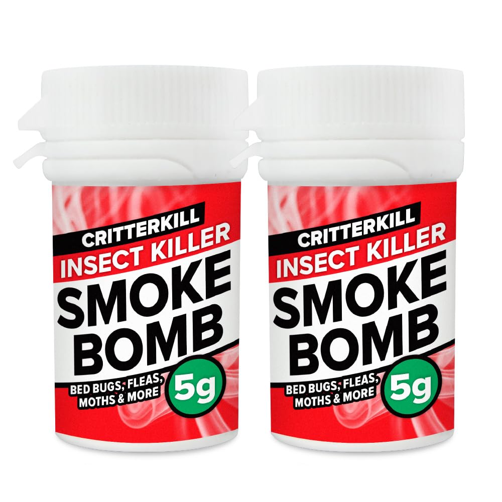 CritterKill 5g Smoke Bomb Fogger For Fleas, Bedbugs, Moths and All Insects | Professional Strength (2)