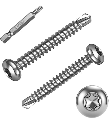 Produktbild von 500 Stück 1/4-20 X 1/2 Zoll Torx Sicherheitsschrauben Mit Knopfkopf – Edelstahl 18-8