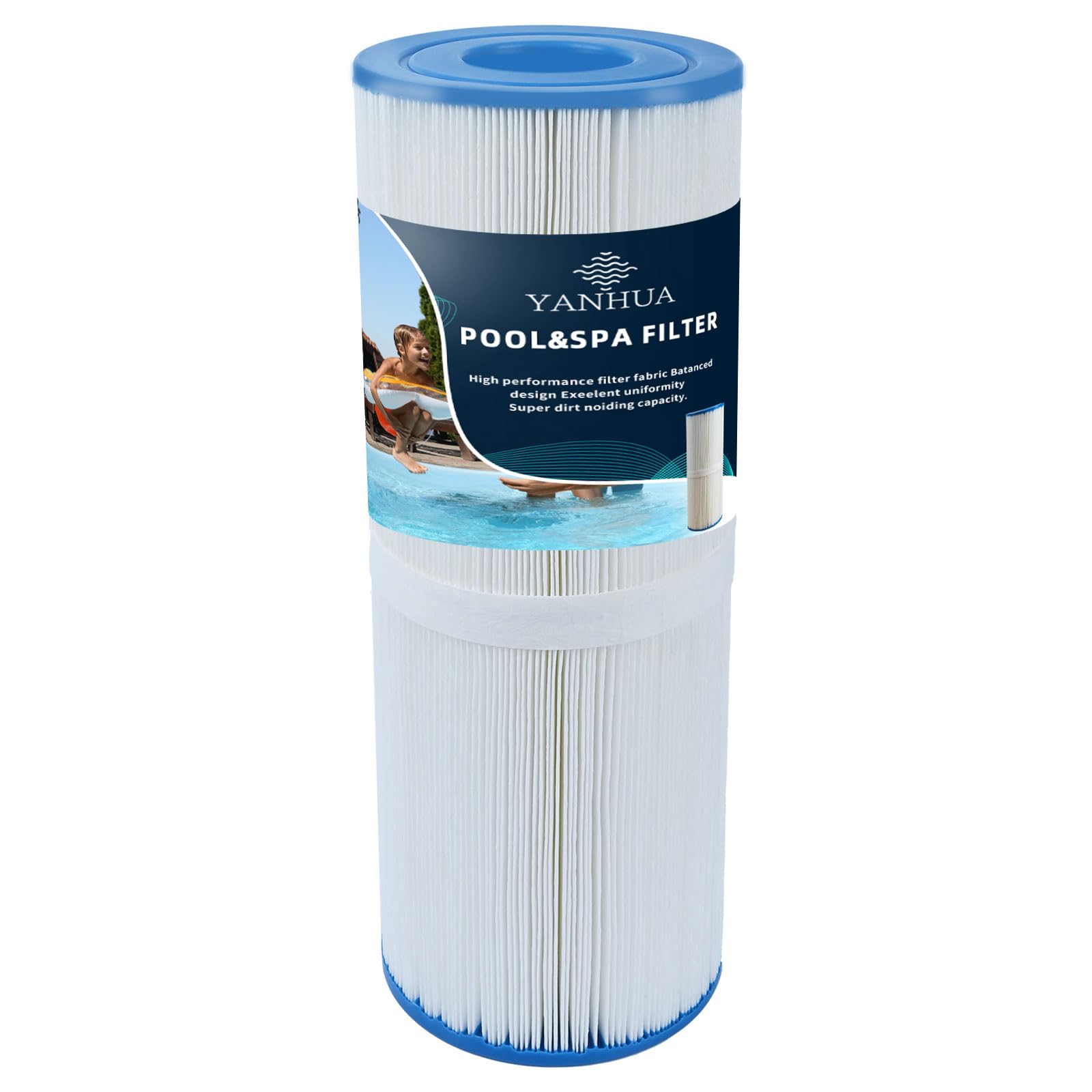 YANHUA Spa Filters for Hot Tub Filter Replacement for PRB50-IN,for Unicel C-4950, for Filbur FC-2390, for Darlly SC706, for 50 sq. ft. Hot Tub Filter Cartridge (PRB50-1PCS)