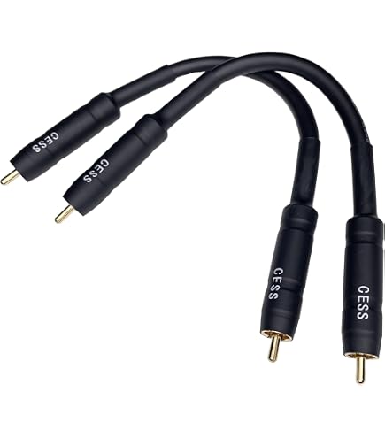AudioQuest RCA Male-to-Male Preamp Jumpers-2 Pack : Amazon.ca
