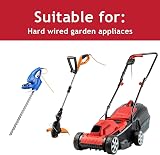 Spares2go Universal 20m Cable & Lead Plug for Strimmers Trimmers Hedge Cutters view 2
