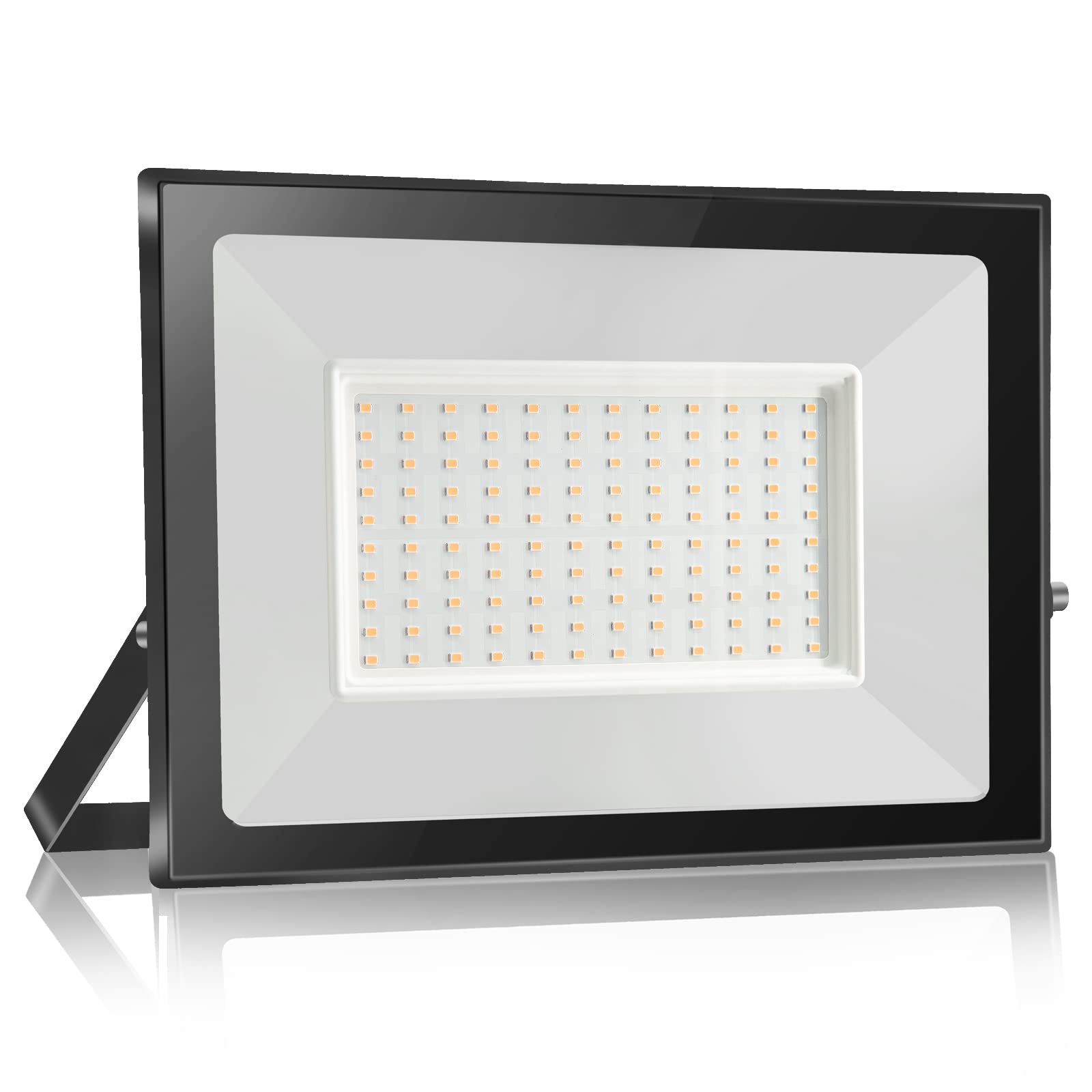 Probapro 100W Led Floodlight Outdoor, 10000LM 3000K Warm White Spotlight, IP65 Waterproof LED Security Lights for Backyard, Garage, Workshop