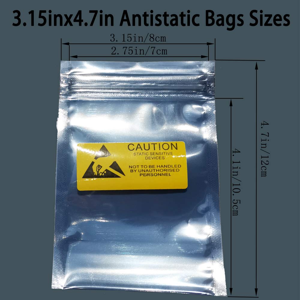 CPU Protective Thicken Plastic Clamshell Case Trays Suitable for Intel 775/1155/1151/1150/1156 with 10pcs Antistatic Bags and Labels (10pcs Intel CPU Case)