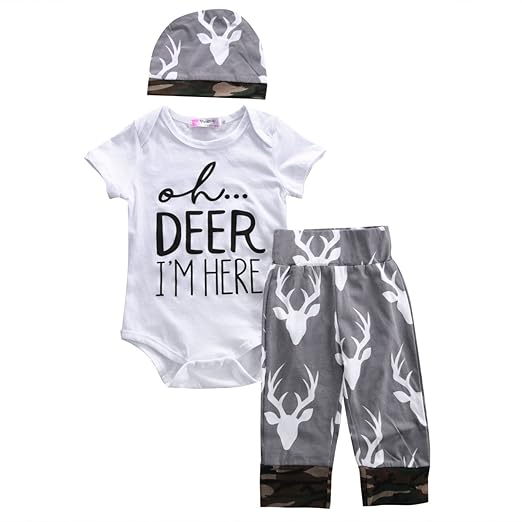 baby boy deer outfit