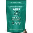 Eversio Wellness Protect Now Organic Chaga Mushroom Supplement - 8:1 Dual Extract in 60 Vegan Capsules (450mg) 60 Servings – Organic Wild-Harvested Chaga