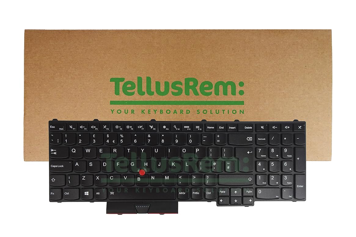 TellusRem replacement UK backlit keyboard for Lenovo Thinkpad P50 P70 P51 P71