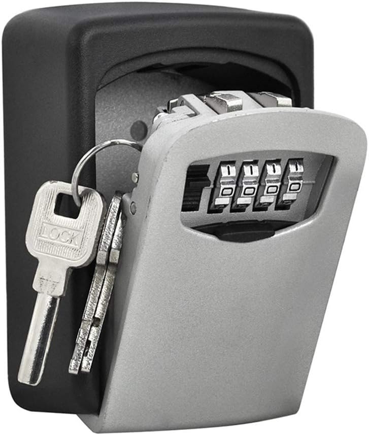 Key Lock Box Key Storage Lockbox with Resettable Code for House Key Special Car Key