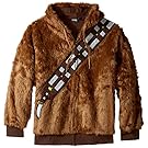 Star Wars Men's I Am Chewie Hooded Costume Fleece, Brown, Large