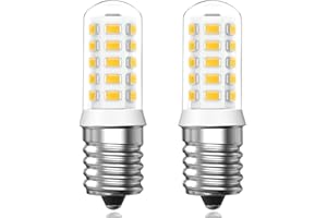 E17 LED Microwave Light Bulbs Non-Dimmable, 4W (40W Equivalent), 6000K Daylight White, 400lm, Replacement Bulbs for Range Hoo