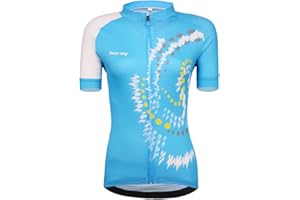 BEROY Womens Cycling Jerseys with Three Pockets,Women Cycling Shirt,Women Bike Tank top