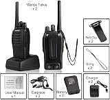 Winshope Long Range Walkie Talkies 2 Way Radio PMR446 Licence Free Earpiece Set view 7