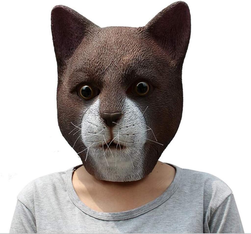 DLDL Halloween Mask Adventure Cat Styling Ball Party Mask Game Funny Party Supplies