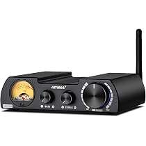 AIYIMA A08 PRO Bluetooth 5.1 Power Amplifier with UV Meter