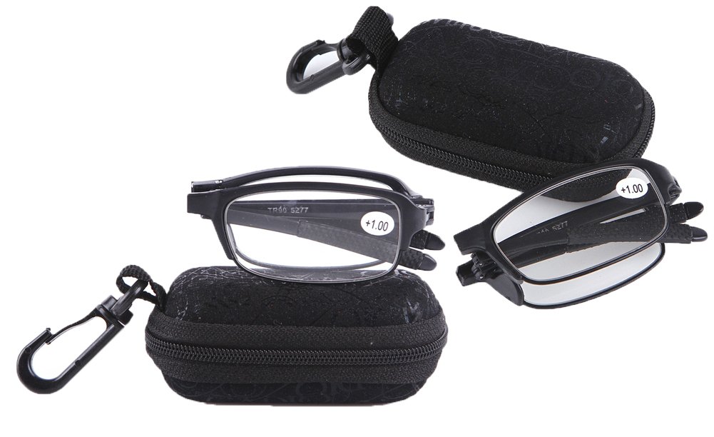 Optical Folding Foldable Silver Full Frame Rim Reading