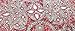 Linen Clubs Hand Made Beaded Table Runner - 13X36 Inch in Mini Paisley Design Teal Silver Gold, Skillfully Designed by Indian Artisans Home Decor Mat for All Occasions, Christmas/New Year Decor
